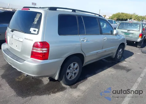 2003 Toyota Highlander V6 из США, поврежденный, VIN JTEGF21A730114447